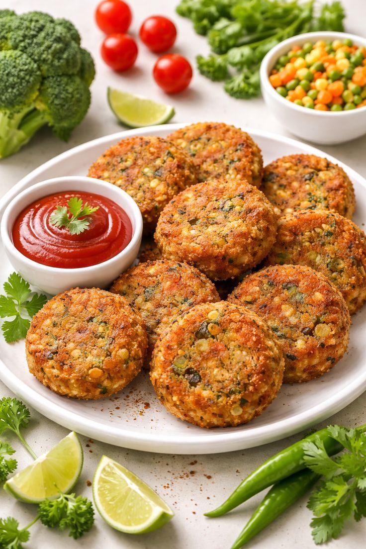 Crispy Vegetable Cutlets